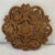 Boho Chic Vintage Carved Wood Trivet For Sale - Image 3 of 4