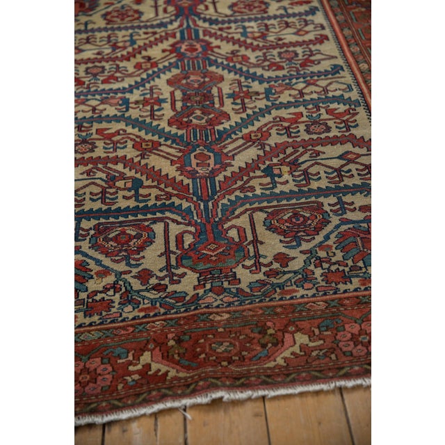 Traditional Antique Fine Malayer Square Rug - 4'11" x 6' For Sale - Image 3 of 11