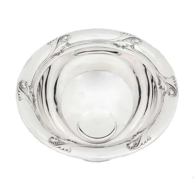 Mid-Century Modern Sterling Silver Spring Glory Sauce Bowl & Spoon - A Pair For Sale - Image 3 of 9