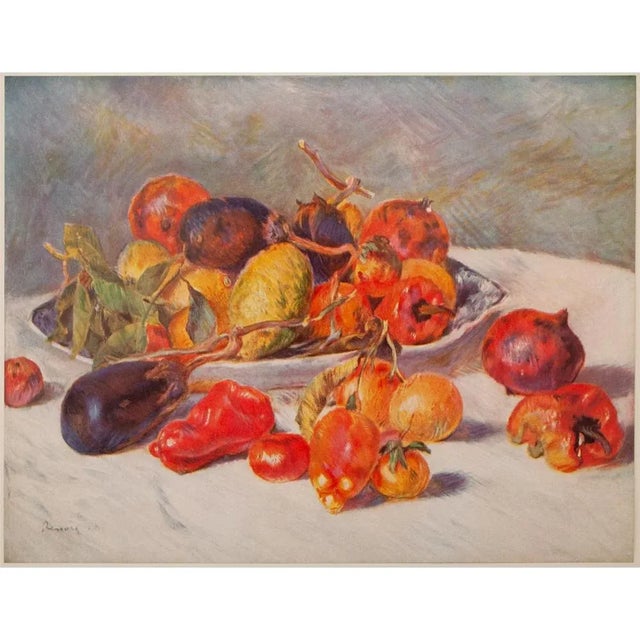 Paper 1950s After Auguste Renoir "Fruits of the Midi" First Edition Photogravure For Sale - Image 7 of 7