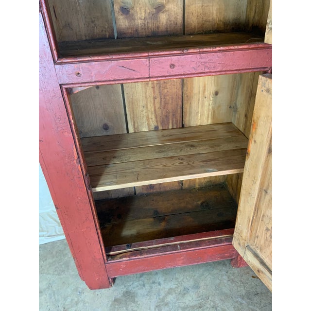 Primitive Pine Cupboard For Sale - Image 11 of 12