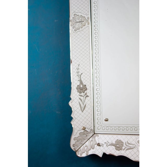 Venetian Mirror by Pietro Chiesa for Fontana Arte, 1940 For Sale - Image 6 of 14