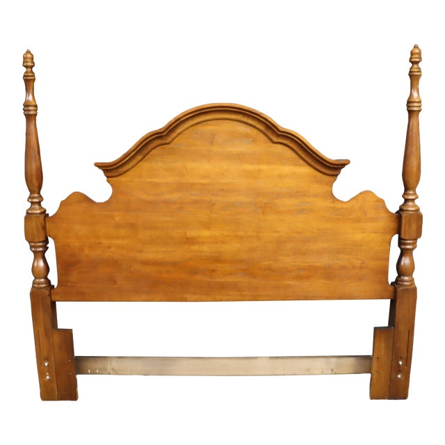 Thomasville Attributed Cherry Queen/Full Size Headboard For Sale