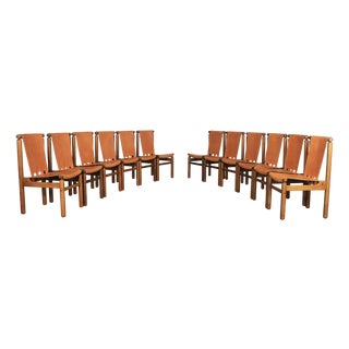 Dining Chairs by Ilmari Tapiovaara for La Permanente Mobili Cantù, 1950s, Set of 12 For Sale
