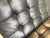 Leather Barcelona Chair by Ludwig Mies Van Der Rohe for Knoll Inc. For Sale - Image 5 of 15