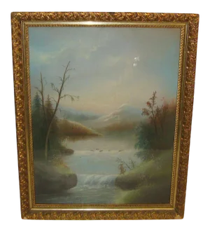 Fishing Pastel Painting by John Bower
