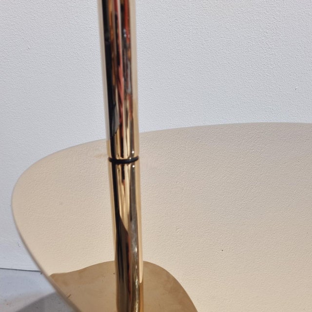 Italian Brass Yori Side Table from Désirée, 1980s For Sale - Image 9 of 11