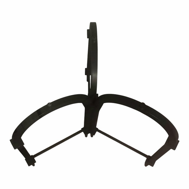 2020s Global Views 84”x44” Acquedotto Iron and Glass Dining Table For Sale - Image 5 of 9