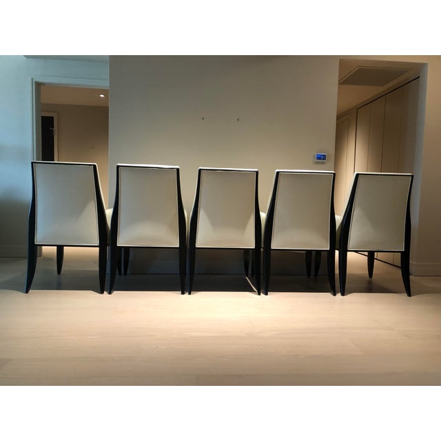 Contemporary Randolph & Hein Dima Dining Chairs (5) - New and Unused For Sale - Image 3 of 14