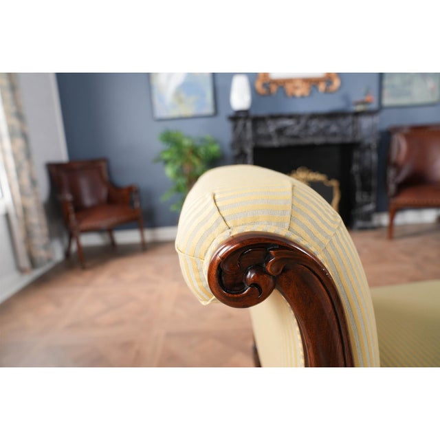 French Traditional Oversized Window Bench For Sale - Image 3 of 11