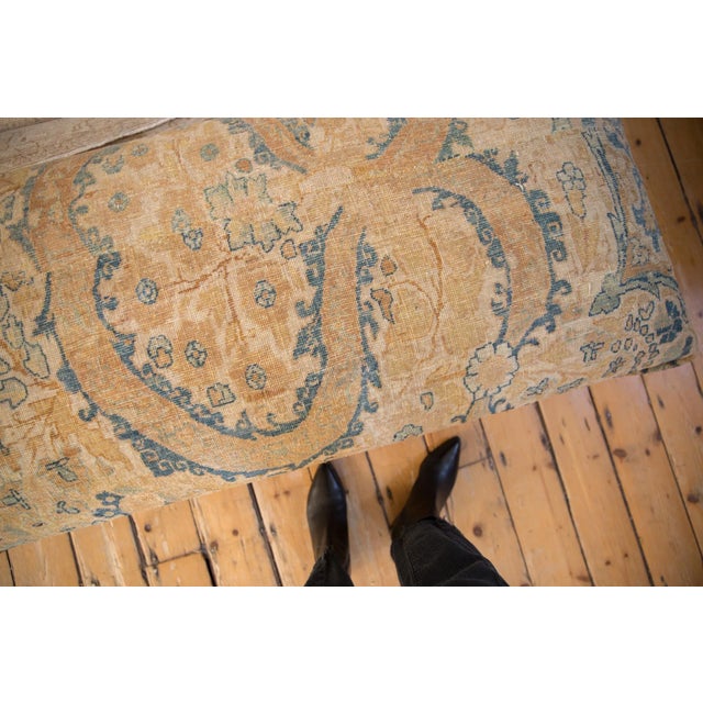 Vintage Persian Rug Ottoman Coffee Table For Sale - Image 10 of 10