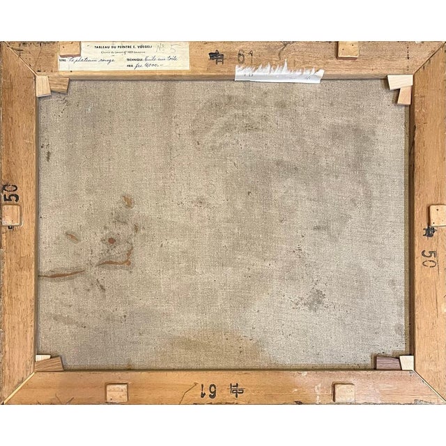 Ernest Voegeli, The Red Plateau, Oil on Canvas For Sale - Image 10 of 11