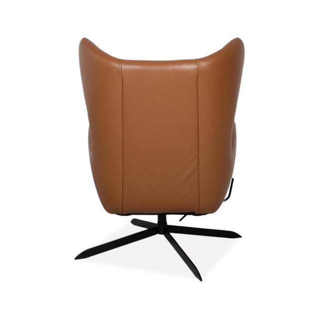 Set of Leather Solo Armchair and Ottoman with Manual Function from Bolia For Sale - Image 12 of 17