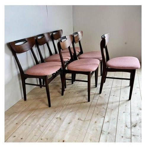Set of six rosewood chairs - Denmark 1960