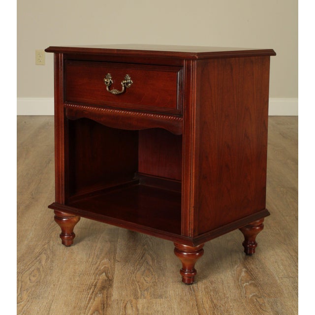 Stanley Furniture Cherry One Drawer Nightstand Chairish