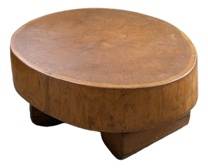 Brutalist Log Coffee Table, 1950s