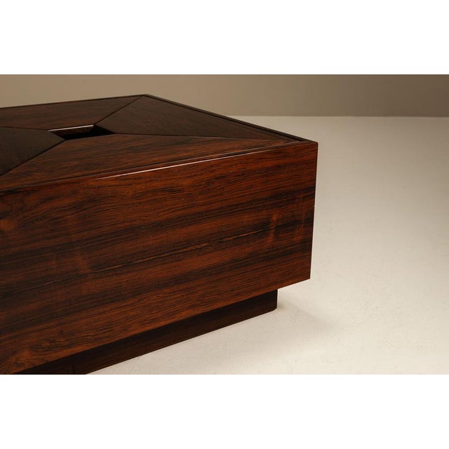 Square Coffee Table with Storage Space, Italy, 1960s For Sale - Image 12 of 13