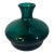 Antique Early 19th Century English Regency Emerald Green Blown Glass Carafe for Wine or Water Circa 1820 For Sale