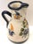 19th Century French Glazed Terracotta Pitcher Handmade & Hand-Painted For Sale - Image 4 of 8