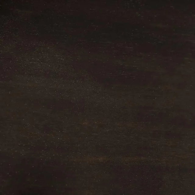 Wood NOIR Small Zurich Console, Ebony Walnut with Iron For Sale - Image 7 of 7