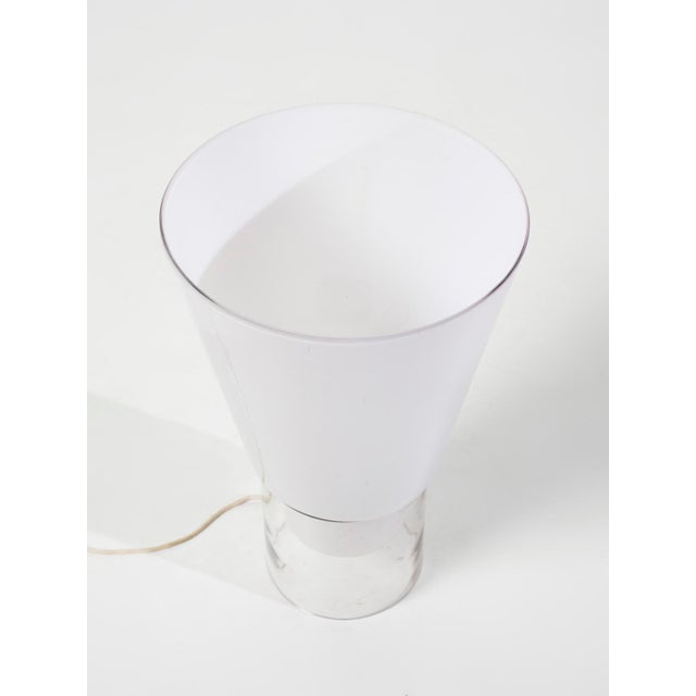 1970s 1970s Monumental Floor / Table Glass Table Lamp For Sale - Image 5 of 9
