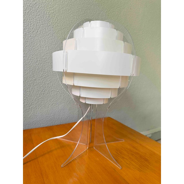 Lakane Strips Table Lamp in Frosted Acrylic by Brylle Jacobsen for Ikea, Finland, 2000s For Sale - Image 18 of 18