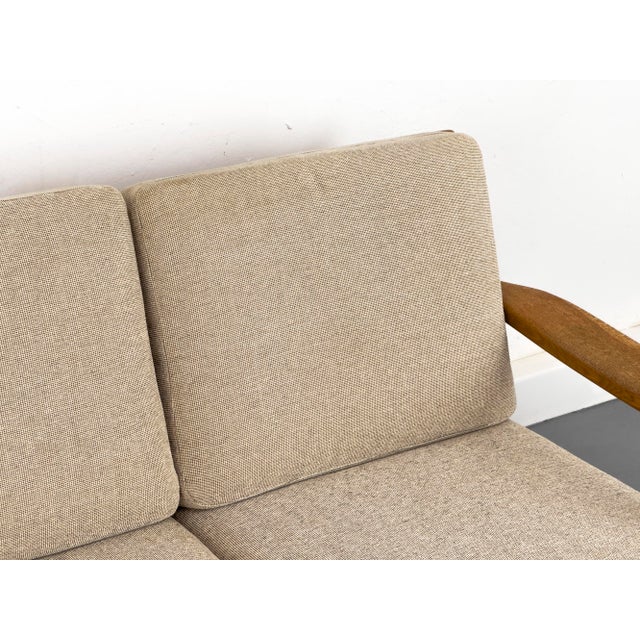 Vintage Danish Oak Sofa by Juul Kristensen, 1970s For Sale - Image 12 of 18