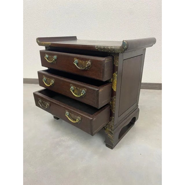 Brown Miniature Chest of Drawers, 1960s For Sale - Image 8 of 16