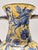 Ceramic Vintage Handmade Yellow and Blue Glazed Ceramic Amphora Vase by Zulimo Aretini, Italy, 1950s For Sale - Image 7 of 15