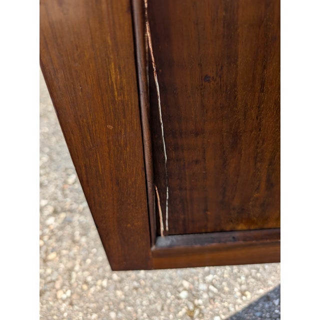 Antique Victorian Edwardian Mirror Back Mahogany Sideboard Buffet For Sale - Image 11 of 12