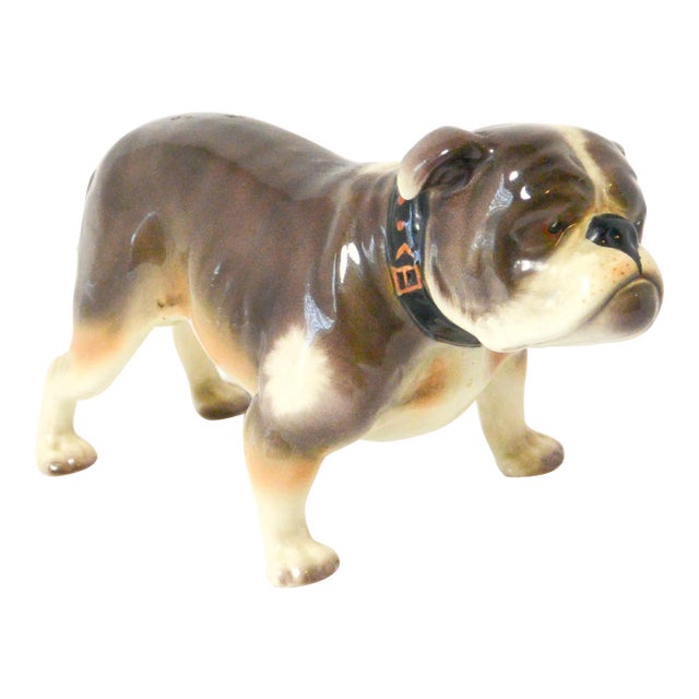 1940s Porcelain Bulldog Figurine Erphila Germany For Sale