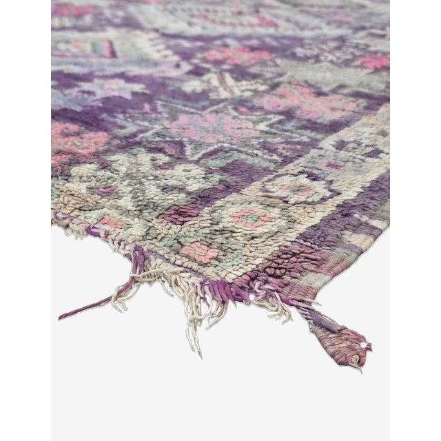 1980s 1980s Lavender Moroccan Wool Rug - For Sale - Image 5 of 8
