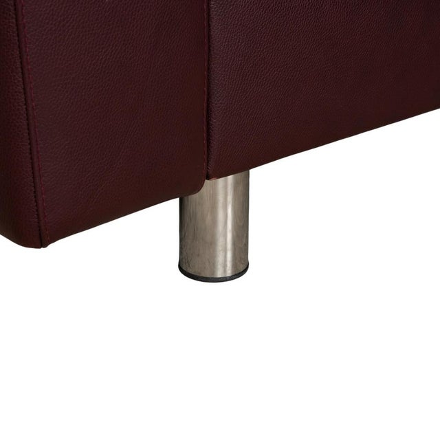 Bordeaux Leather E200 Corner Sofa from Stressless For Sale - Image 6 of 14