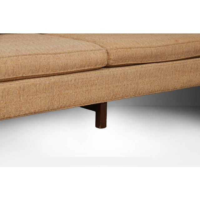 An Exceptional Vintage Mid-Century Modern 4-Seat Sofa – Sleek Architectural Silhouette, designed by the legendary Edward...