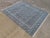 Handmade Cotton Vegetable Dyed Reversible Gray Shooting Star Rug - 6'x9' For Sale - Image 9 of 11