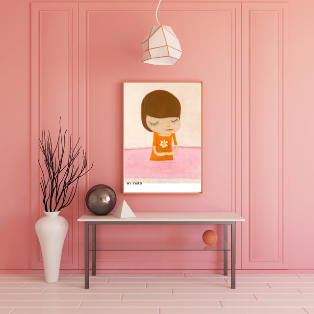 Yoshitomo Nara Poster in the Pink Water 奈良美智, 2021 For Sale - Image 4 of 4