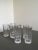 Post-Modern Clear Bar Glasses with Ice Bucket, Set of 6 For Sale - Image 14 of 17