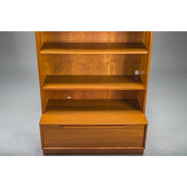 Large Vintage Bookcase in Teak by Heinrich Riestenpatt, 1960s For Sale - Image 6 of 13