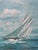 Johannes Holst Sailboat in Wind Original Artwork, Signed Circa 1959 For Sale In San Francisco - Image 6 of 12