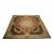 Antique Oversized French Aubusson Square Rug in Floral Medallion - Rug & Kilim For Sale