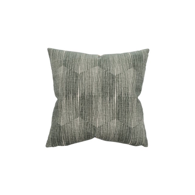 Decorative pillow; knife edge; hidden zipper closure; 90/10 feather/down insert Dry Clean