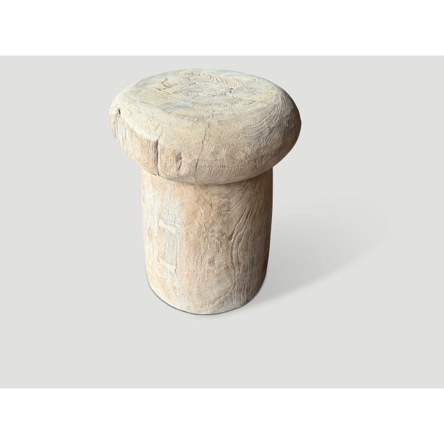 Andrianna Shamaris Ancient Side Table For Sale - Image 4 of 5