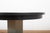 Black Wooden Round Table in Black Grey, 1930s For Sale - Image 8 of 12