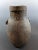 Antique African jug made with wood and leather Provenance unknown. Has a lovely antique patina as an object. Please note...