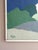 Textile Mid-Century Modern 'Along the Blue Coast' Swedish Abstract Landscape Oil Painting, Framed For Sale - Image 7 of 13