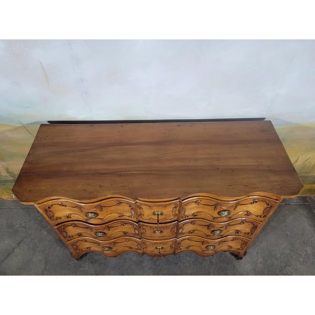 Crossbow Chest of Drawers in Cherry For Sale - Image 4 of 13