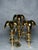 Gold Hollywood Regency 24k Gold-Plated Palm Candleholder by Nagel, Germany, 1970s For Sale - Image 8 of 8