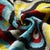 Mid-Century Modern Multicolor Ikat Silk Velvet Lumbar Pillow 16x24 | Handmade Designer Accent For Sale - Image 3 of 7