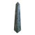 Green Marble Obelisk With Dramatic Veining For Sale