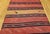 Turkish Vintage Turkish Kilim Runner, Handwoven Wool, Stripe Pattern, Brick Red, 3x13 For Sale - Image 3 of 9